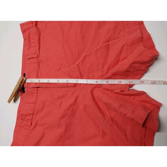 Banana Republic Shorts Womens Size 4 Hot Pink Linen Cotton Comfy Lightweight - Picture 7 of 12